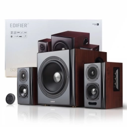Parlantes Edifier S350DB 2.1 110W Bluetooth Madera