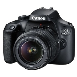 Camara Canon EOS 4000D lente 18-55mm WiFi NNET