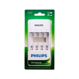 Cargador de Pilas USB Philips AAA y AA 