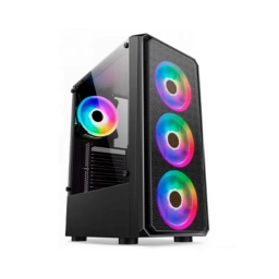 Gabinete NSX Airflow 902M + Fuente 650W Negro
