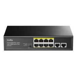 SWITCH CUDY GS1010P 10/100MBPS 8P NNET