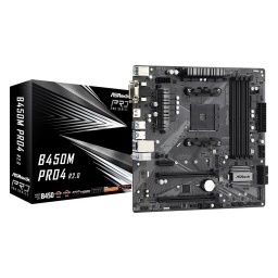 MOTHER ASROCK B450M PRO4 R2.0 AM4 NNET