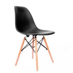 SILLA EAMES BASICA NEGRA NNET