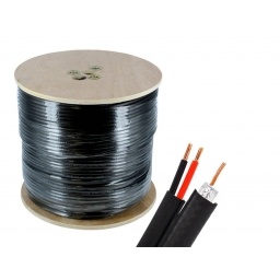 Cable Siames NRG+ Coaxial y Corriente 100 Metros
