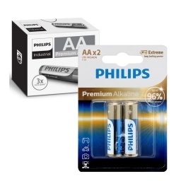 Pack 12 Blister Pilas Premium Philips AA x2