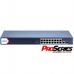 Switch PoE Hikvision PRO 16 puertos gigabit 230w admin. NNET