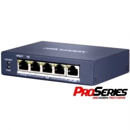 Switch PoE Hikvision PRO 5 puertos gigabit 60w NNET