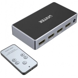 Switch Unitek HDMI 4K de 3 puertos con Control NNET