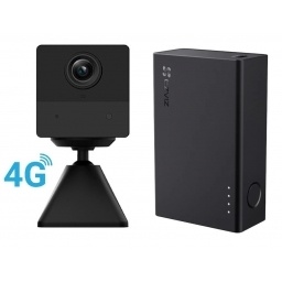 Camara 4G Ezviz CB2 2K 3MP negra con PowerBank NNET