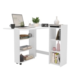 Escritorio Esquinero Rebatible cEstantes MIDAS NNET