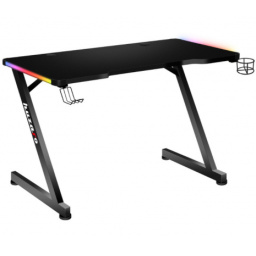 ESCRITORIO HUZARO HERO 2.5 RGB BLACK NNET