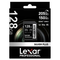 Memoria SDXC Lexar Pro 128GB Silver Plus NNET