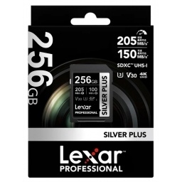 Memoria SDXC Lexar Pro 256GB Silver Plus NNET