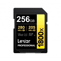Memoria SDXC Lexar Pro 1800X 256GB UHS-II Gold Series NNET