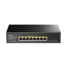 Switch Cudy Gigabit 8 Puertos Poe+ y 2 SFP NNET