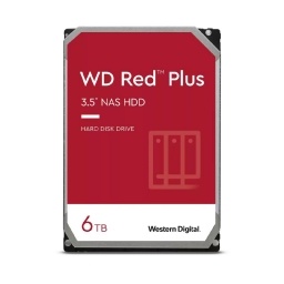 Hdd Wd Red Plus 6tb 3.5 5400 Rpm 256mb Sata NNET
