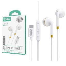 Auriculares Inkax USB tipo-C blancos NNET