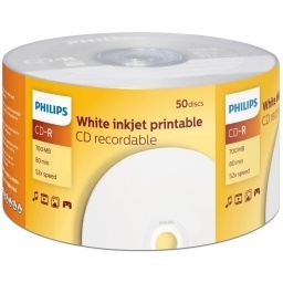 CD-R Philips 52x 80min 700mb Printable NNET