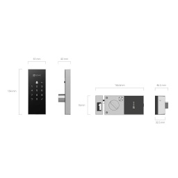 Cerradura inteligente Ezviz CS-DL03 gris NNET