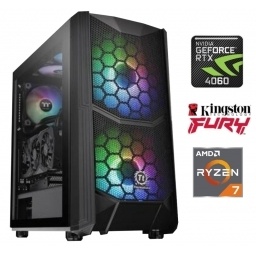 Equipo Gamer Ryzen 7 8700F, 16GB, 1TB NVMe, RTX 4060 8GB NNET