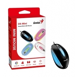 Mouse Genius DX-mini LED negro RGB NNET