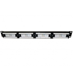 Patchera 24 puertos cat 6e para rack NNET