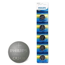 Pila de Litio Philips CR2430 X 5 NNET