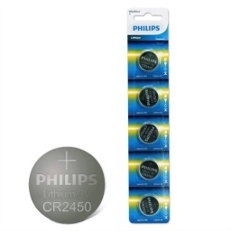 Pila de Litio Philips CR2450 X 5 NNET