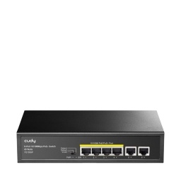 Switch 4p Poe Cudy + 2 Uplink NNET