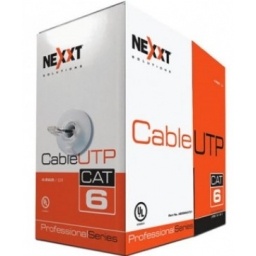 BOBINA CABLE UTP NEXXT 305M CAT6 GRI NNET