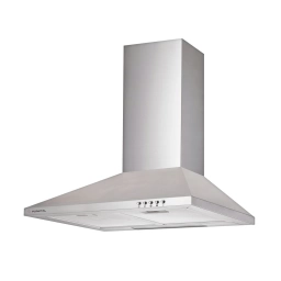 Campana Punktal Plana 60cm Piramidal 65W 3 Velocidades Inox