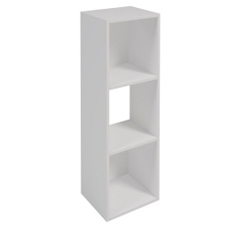ESTANTERIA MORRIS 3 NICHOS BLANCO NNET