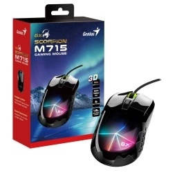 Mouse Gamer Genius Scorpion M715 RGB 7200DPI
