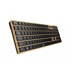 Teclado Genius SlimStar 7250BT Madera Bluetooth Espaol
