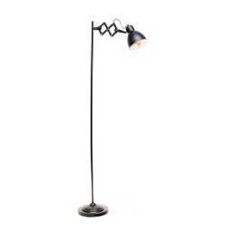 LUMINARIA DE PIE ZIG ZAG NEGRA NNET
