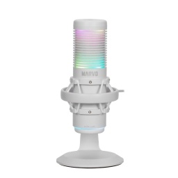 Micrfono Marvo MIC-07 USB RGB Wh NNET