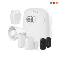 Alarma | KIT ANM 24 NET INAL (1 PIR, 2 MAG, 2 CONTR, SIR INT - INTELBRAS NNET
