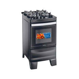 Cocina a Gas Punktal PK-GL4B 4 Hornallas Blanca