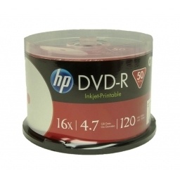 DVD-R 16X HP 120min 4.7GB Printables 
