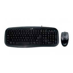 Combo Teclado y Mouse Genius KM-200 Multimedia USB Espa�ol