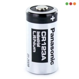 Pilas | CR 123A - BATERIA DE LITIO 3V | INDUSTRIAL (Panasonic) - INTELBRAS