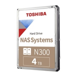 Disco Duro HDD Toshiba�N300 4TB 3.5 pulgadas 7200RPM SATA