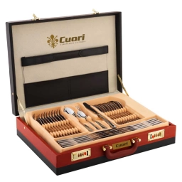 Cuberteria Premium Cuori Vittoria 72 Piezas Acero Inoxidable