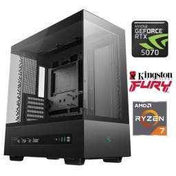 Equipo Gamer Ryzen 7 9800X3D, 32GB, 1TB, RTX 5070 12GB