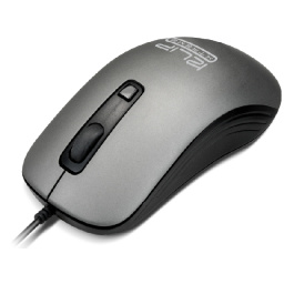MOUSE KLIPX USB GRIS 1600DPI