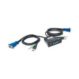 Mini Switch KVM Manhattan para 2 PCs
