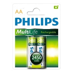Pila Philips R6b2a245/97 2450mAh 1,2V Pack X2