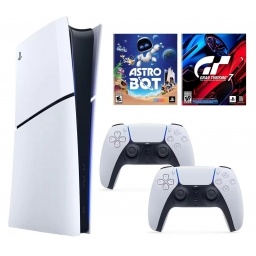 Consola Sony Playstation 5 Slim Digital + Joystick extra Sony + 2 juegos