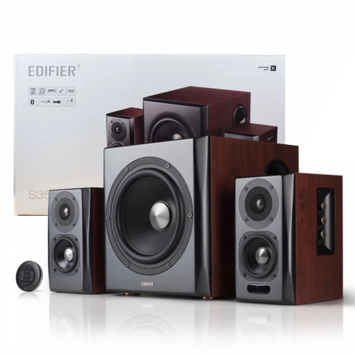 Parlantes Edifier S350DB 2.1 110W Bluetooth Madera
