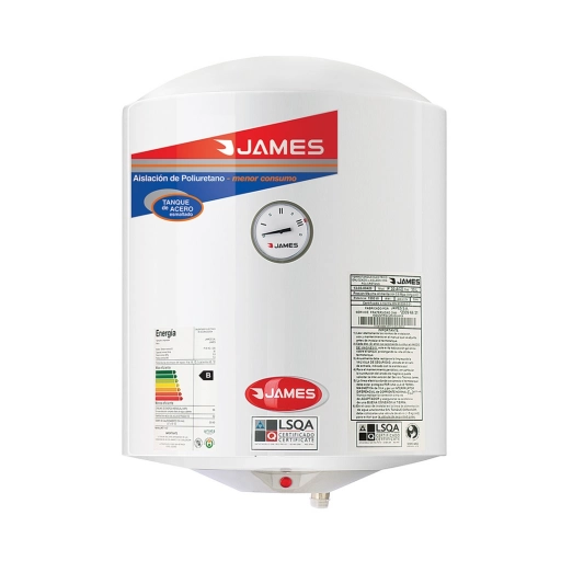 Termotanque James Cil�ndrico 40 Litros con Tanque Acero